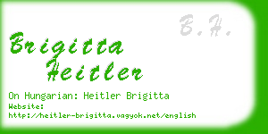 brigitta heitler business card